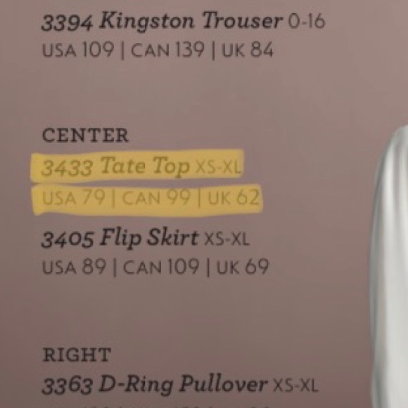 SMALL CAbi Tate Top. Black and peach. - Picture 7 of 7